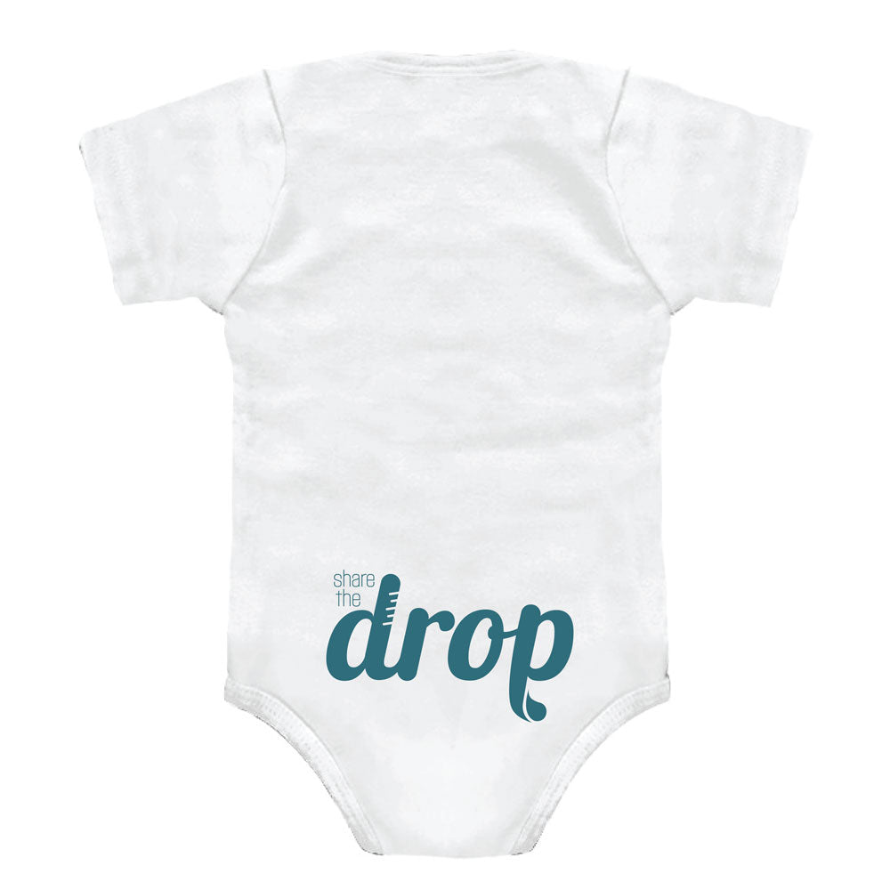 Fueled by Donor Milk Onesie Back View